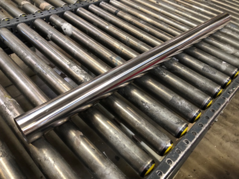 Photo 2 of FGJQEFG 2.5 Inch Straight DIY Custom Mandrel Exhaust Pipe Tube Pipe, 40 Inch Length, 2.5'' OD Mandrel Straight Pipe, T304 Stainless Steel, Universal Fitment - 1PC 2.5''OD-Straight-40''-1PC