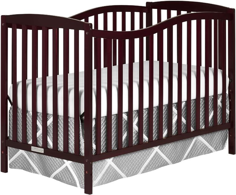 Photo 1 of (DOES NOT COME WITH MATTRESS)Dream On Me Chelsea 5-In-1 Convertible Crib In Cherry, JPMA Certified
