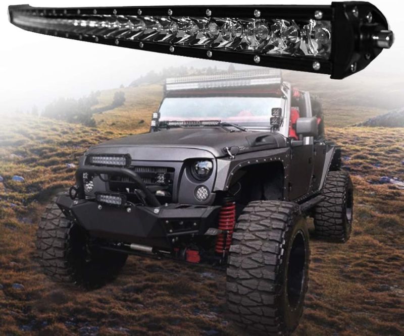 Photo 1 of LED Light Bar 36inch Curved 180W Single Row Spot Flood Combo 3D LED Driving Fog Lamp Off Road Lighting LED Work Lights for UTE ATV UTV SUV Boat Trucks IP68 Waterproof (180W)
