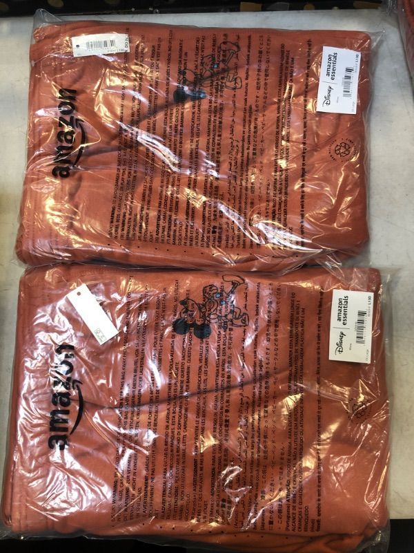 Photo 1 of 2 PACK Amazon Essentials Disney | Marvel | Star Wars Men's Fleece Sweatpant XX-Large Coral Orange Mickey