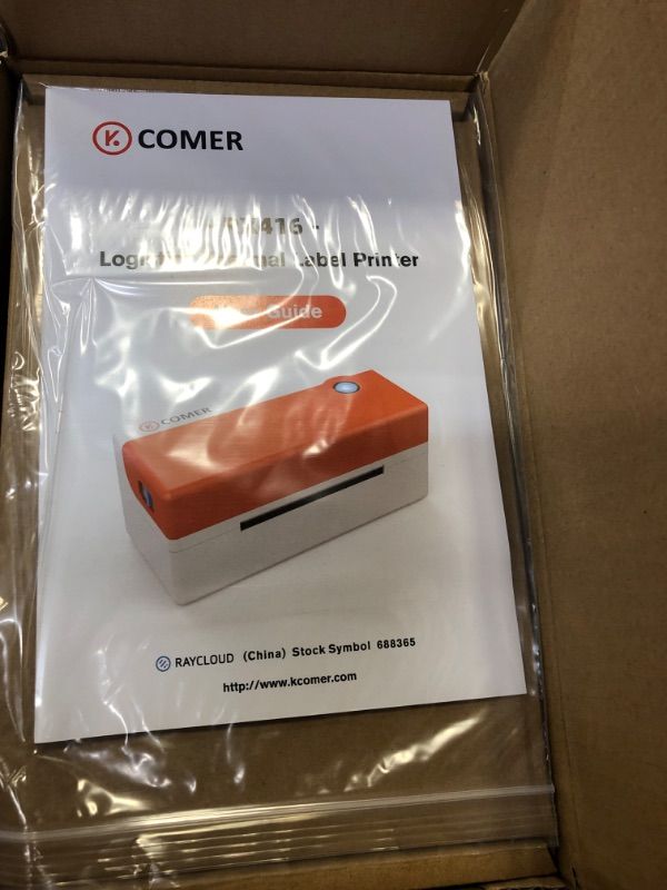 Photo 2 of K COMER Shipping Label Printers High Speed 4x6 Commercial Direct Thermal Printer Labels Maker Machine for Shipment Package, Compatible with Amazon Ebay Shopify Etsy UPS on Windows/Mac/Linux RX416-203DPI