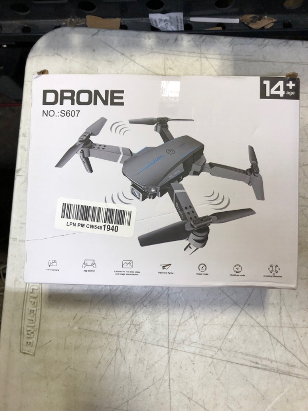 Photo 2 of Drones with Camera for Adults Beginners Kids, Foldable Drone with 1080P HD Camera, RC Quadcopter - FPV Live Video, Altitude Hold, Headless Mode, One Key Take Off/Landing, APP Control