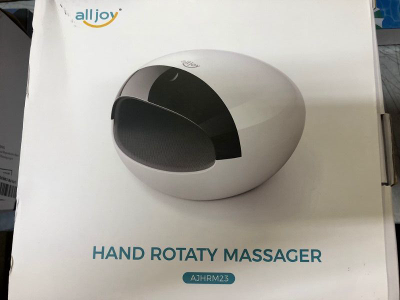 Photo 2 of ALLJOY Roller Kneading Hand Massager for Arthritis and Carpal Tunnel Relief, Cordless Electric Hand Massager with Heat and Compression - Hand, Wrist, and Finger Massager-Ideal Gifts for Women/Men White