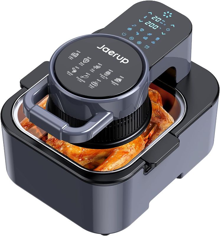 Photo 1 of Air Fryer, 1750W 8Qt Visualized Airfryer with Non-stick and Dishwasher-Safe Basket, Healthy Cooking 85% Oil Less, 6-in-1 Low-noise Airfryer that Roast, Bake, Broil, Dehydrate, Reheat
