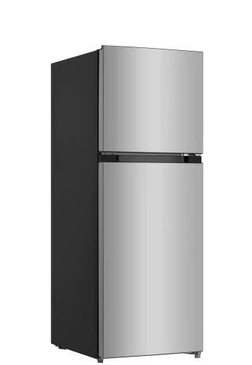 Photo 1 of 10.1 cu. ft. Top Freezer Refrigerator in Stainless Steel Look
