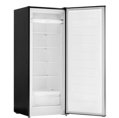 Photo 1 of 7 cu. ft. Convertible Upright Freezer/Refrigerator in Stainless Steel Garage Ready
