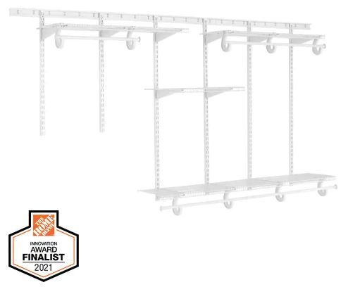 Photo 1 of 5 ft. - 8 ft. Heavy Duty Closet Organizer Kit
