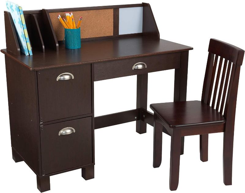 Photo 1 of KidKraft - STUDY DESK WITH CHAIR - ESPRESSO