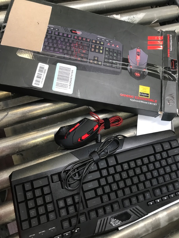 Photo 2 of Redragon S101 Gaming Keyboard, M601 Mouse, RGB Backlit Gaming Keyboard, Programmable Backlit Gaming Mouse, Value Combo Set [New Version] Black