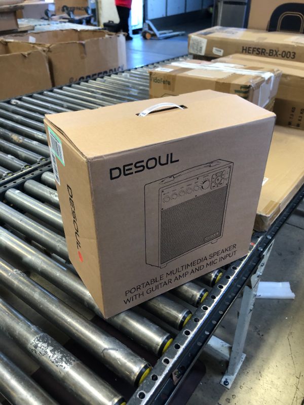 Photo 2 of DESOUL 40W Portable Karaoke Machine Vintage Speaker Guitar Amp 2 Wireless Microphones Rechargeable Battery Powered Bluetooth Wooden Bookshelf Speaker Retro Multimedia Inputs Rosewood
