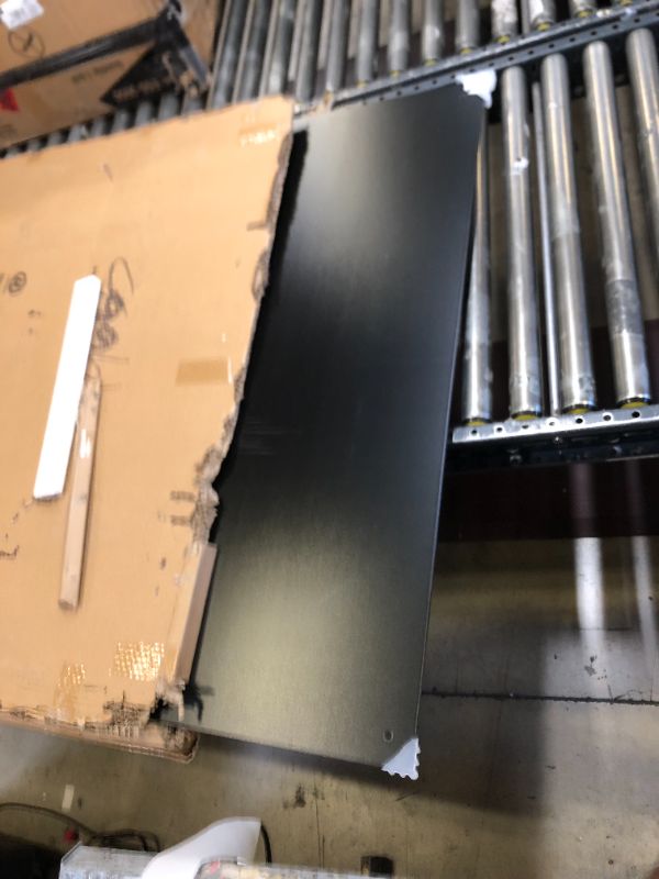 Photo 1 of Black Glass Dry Erase Board, 70 x 47 by U Brands
