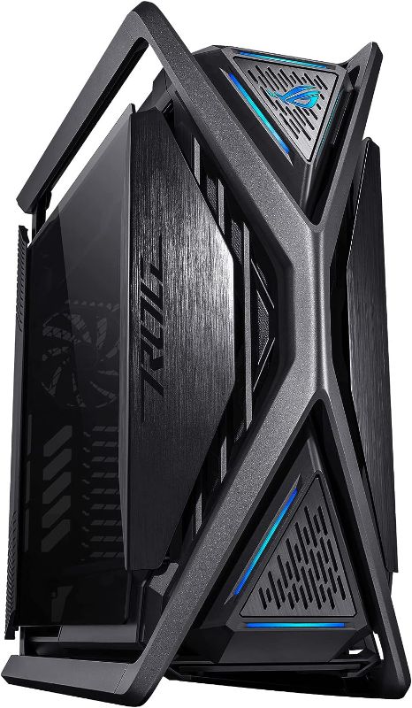 Photo 1 of ASUS ROG Hyperion GR701 EATX Full-Tower Computer case with semi-Open Structure, Tool-Free Side Panels, Supports up to 2 x 420mm radiators, Built-in Graphics Card Holder,2X Front Panel Type-C
