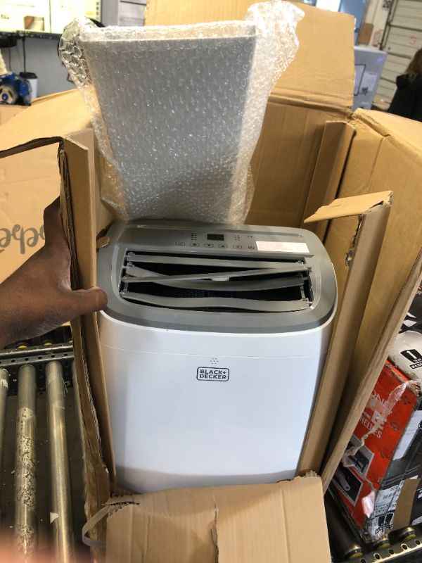 Photo 2 of ZAFRO 8,000 BTU Portable Air Conditioners Cools up to 350 Sq.ft, Portable AC Unit Built-in Cool, Dehumidifier, Fan Modes, Room Air Conditioner with Remote/Installation Kits, White 8,000 BTU White