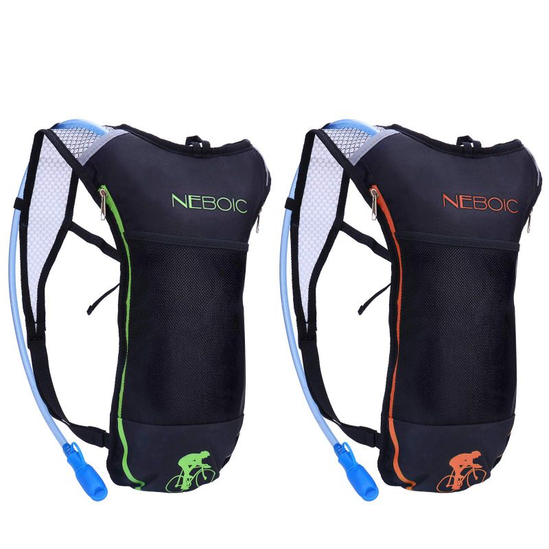 Photo 1 of Neboic 2Pack Hydration Backpack Pack with 2L Hydration Bladder - Lightweight Water Backpack Keeps Water Cool up to 4 Hours with Big Storage for Kids Women Men Hiking Cycling Camping Music Festival