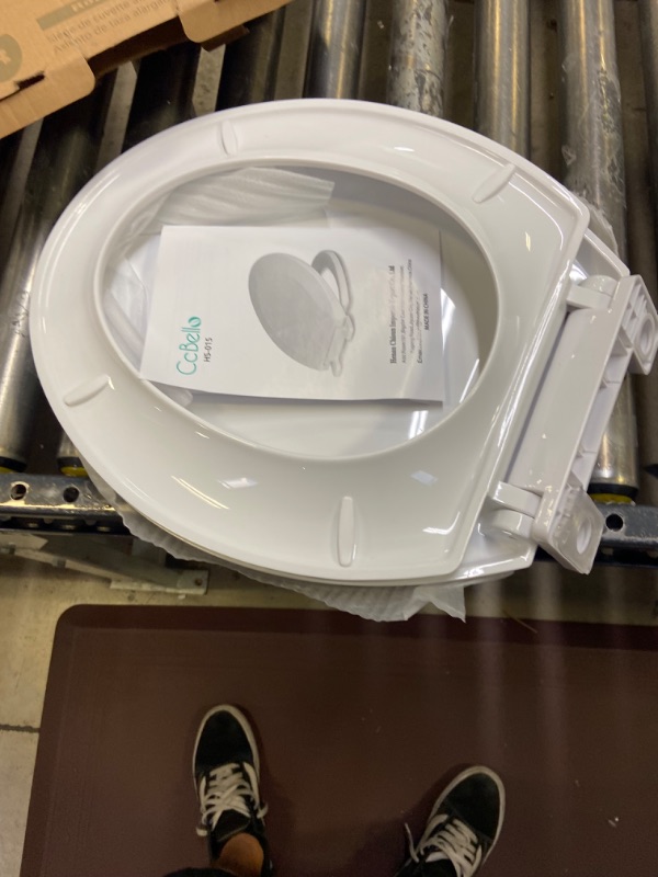 Photo 2 of Round Toilet Seat, Slow Close, Thickened Material, No Wiggle Never Loosen, Easy To Install And Clean, Fit Most Round Toilets, White (16.5”)