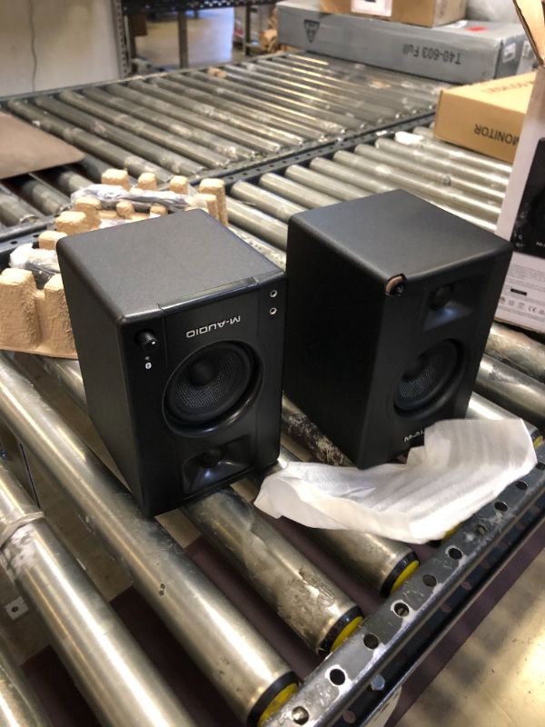 Photo 3 of M-Audio BX3BT 3.5" Studio Monitors & PC Speakers with Bluetooth for Recording and Multimedia with Music Production Software, 120W, Pair With Bluetooth Pair 3.5" Speakers