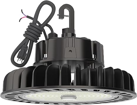 Photo 1 of HYPERLITE LED High Bay Light 150W 21,000lm 5000K 1-10V Dimmable UL Listed US Hook 5' Cable Alternative to 650W MH/HPS for Gym Factory Warehouse
