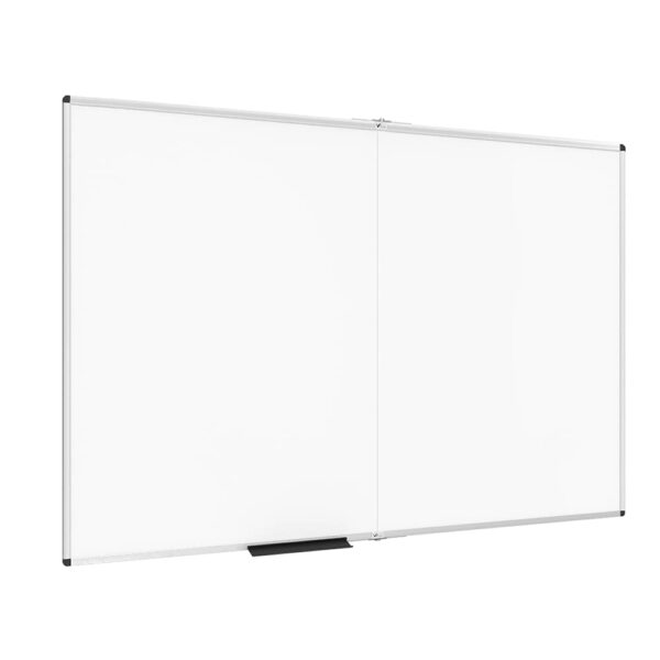 Photo 1 of VIZ-PRO Large Dry Erase White Board/Magnetic Foldable Whiteboard, 72 X 48 Inches, Silver Aluminium Frame