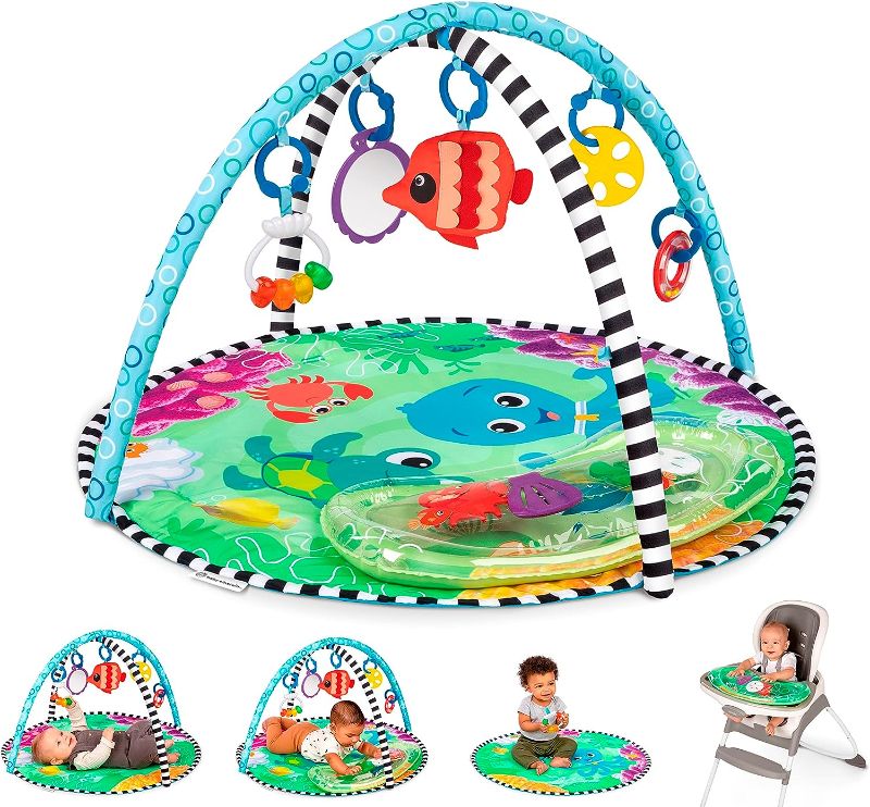 Photo 1 of Baby Einstein Sea Floor Explorers 2-in-1 Water Mat Portable Tummy Time Activity Play Gym Water Mat Activity Gym