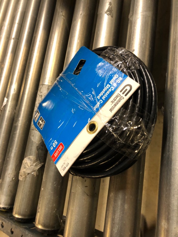 Photo 1 of Commercial Electric Y304189 50 ft. RG-6 Quad Shielded Coaxial Cable