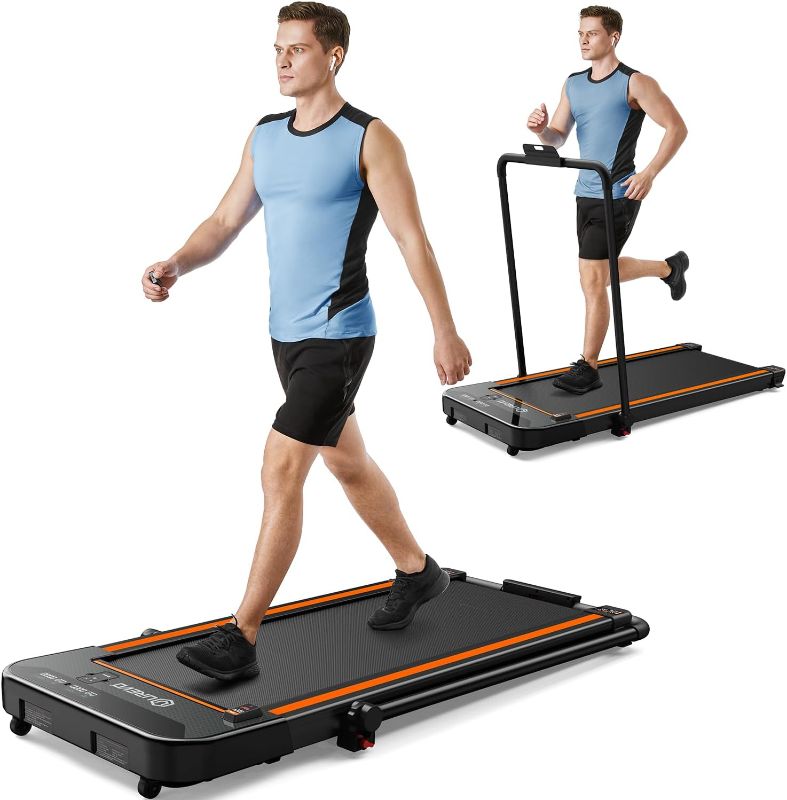 Photo 1 of UREVO 2 in 1 Under Desk Treadmill, 2.5HP Folding Electric Treadmill Walking Jogging Machine for Home Office with Remote Control
