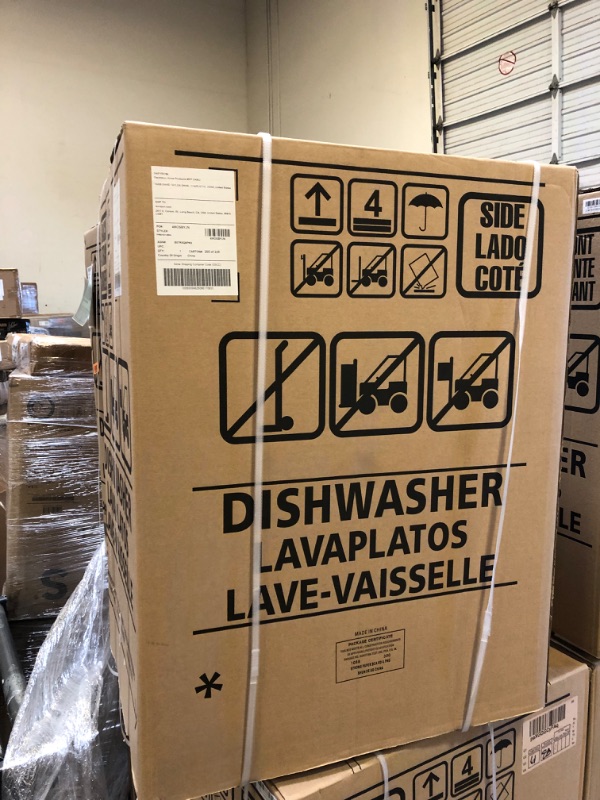 View 2 of Frigidaire 18 in. ADA Compact Front Control Dishwasher in Black with Dual Spray Arms, 52 dBA, includes room-of-choice delivery Black Dishwasher