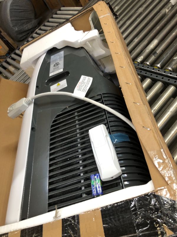 Photo 3 of SereneLife SLACHT108 Portable Air Conditioner Compact Home AC Cooling Unit with Built-in Dehumidifier & Fan Modes, Quiet Operation, Includes Window Mount Kit, 10,000 BTU + HEAT, White White 10,000 BTU + HEAT