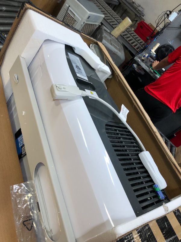 Photo 2 of SereneLife SLACHT108 Portable Air Conditioner Compact Home AC Cooling Unit with Built-in Dehumidifier & Fan Modes, Quiet Operation, Includes Window Mount Kit, 10,000 BTU + HEAT, White White 10,000 BTU + HEAT