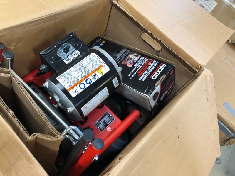 Photo 2 of RIDGID K-400 Drain Cleaning 115-Volt Drum Machine Kit with AUTOFEED Control and C-32IW 3/8" x 75' Cable 