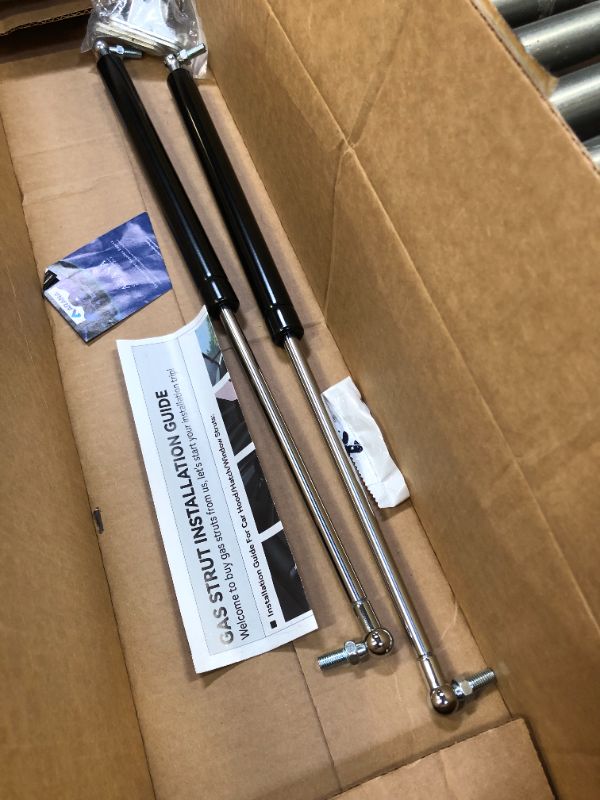 Photo 1 of 20 inch 150 LB Gas Prop Struts Shocks, 20" 150lbs Lift-Support Springs with L-Type Mounting Brackets for Heavy Duty RV Bed Murphy Bed Tool Box Floor Hatch Window (Suitable Support Weight: 130-165lbs)