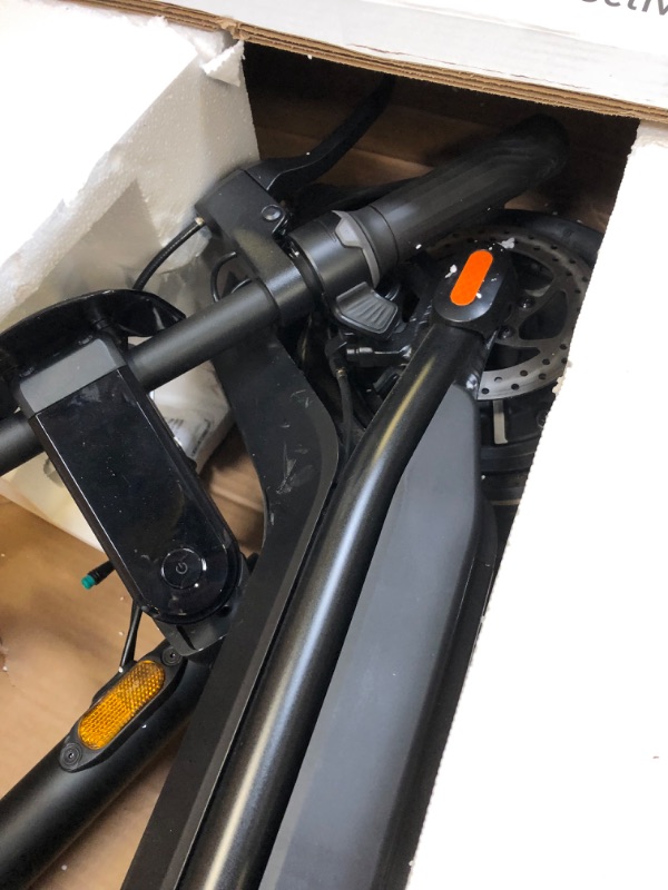 Photo 4 of NIU KQi 2 Electric Scooter for Adults - 300W Power, 25 Miles Long-Range, 10'' Tubeless Fat Tire, Dual Brakes, W. Capacity 250lbs, Portable Folding Commuting E-Scooter, UL Certified
