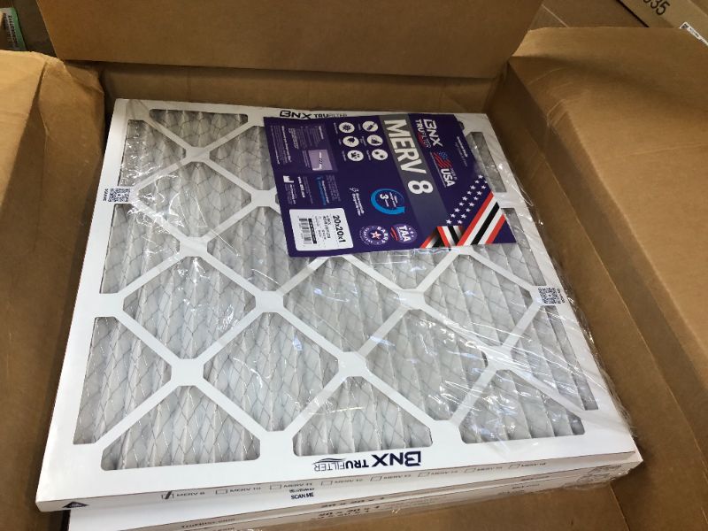 Photo 2 of AC HOME AIR FILTERS MERV 8 20X20X1