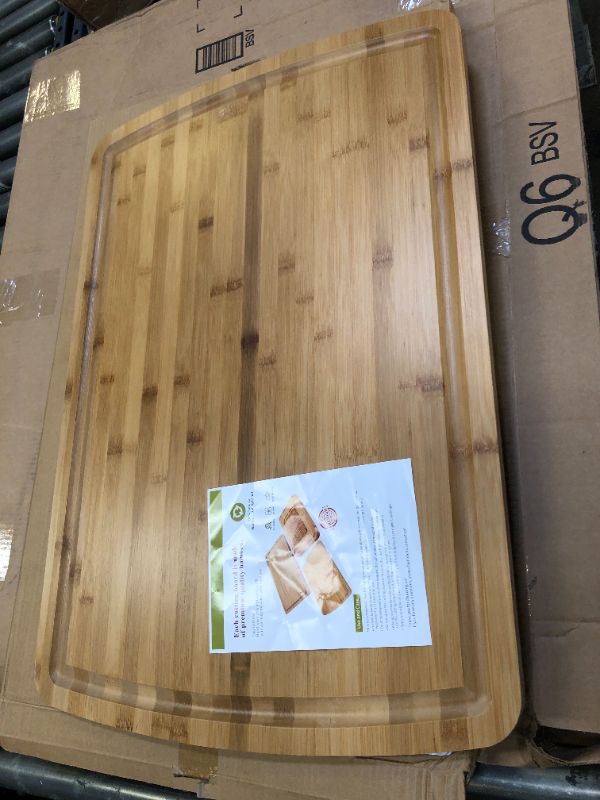 Photo 2 of 30x20 Stove Top Cover, Bamboo Wood Noodle Board Stove Cover for Gas Stove, Extra Large Cutting Board for Kitchen, Stove Top Cutting Board Bamboo 30*20inch - 1