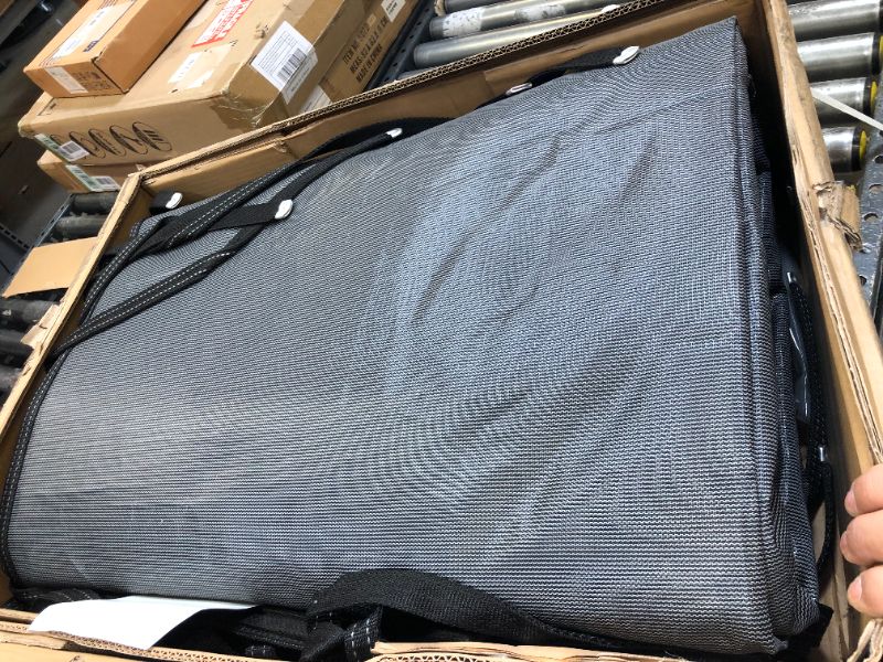 Photo 1 of WaterWarden Inground Pool Safety Cover 16' x 32', Rectangle, 15-Year Warranty, UL Classified to ASTM F1346, Triple Stitched for MAX Strength, Abrasion Resistant, Hardware Included, Grey Mesh Grey Mesh 16'x32'