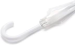 Photo 1 of Amazon Basics White Bubble Umbrella, Round, 34.5 inch
