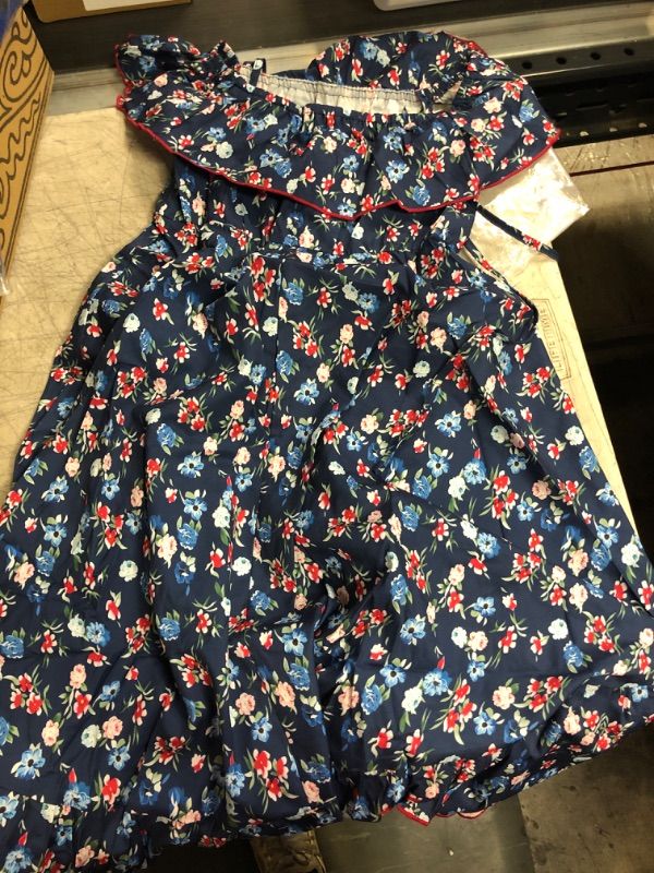 Photo 1 of girls floral dress- size- 130