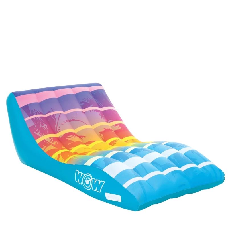 Photo 1 of WOW Sports Sunset Chaise Lounge Inflatable Pool and Beach Chair
