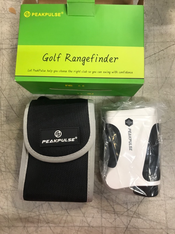 Photo 2 of PEAKPULSE Golf Rangefinder with Slope, 650 Yards Laser Range Finder Golfing, Distance Finder, Flag Pole Locking Vibration? Fast Focus System LE600G(No Slope)