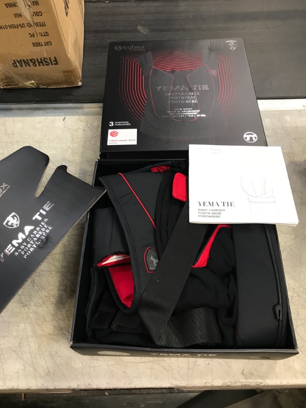 Photo 1 of Cybex Yema Tie Baby Carrier, Ferrari - Victory Black
