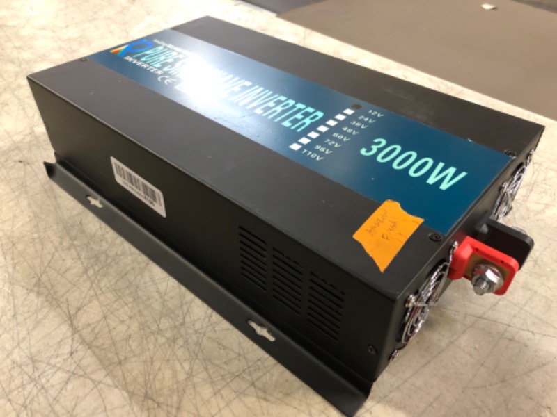 Photo 1 of WZRELB RBP300012 3000W 12V 110~120V Pure Sine Wave Solar Power Inverter DC to AC System