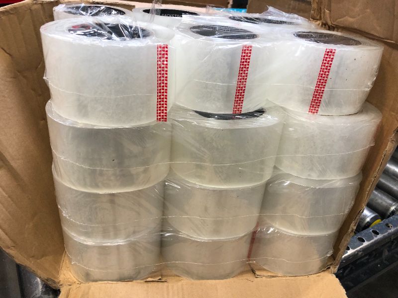 Photo 3 of Industrial Grade Clear Packing Tape (24 Rolls) - 110 Yds/Roll - 3 Wide x 2.5 mil