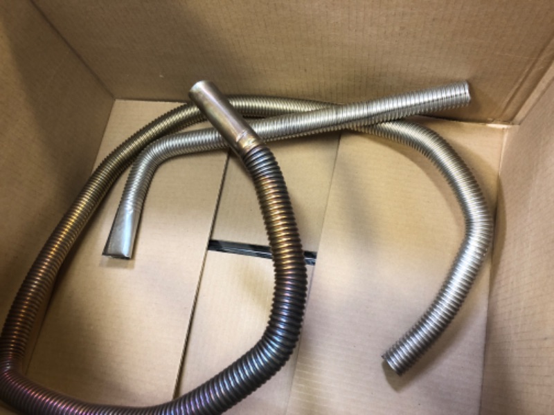 Photo 3 of 1 inch Stainless Steel Exhaust Pipe Parking Air Heater Fuel Tank Diesel Gas Vent Hose Length 78 Inch 200CM2.54inner