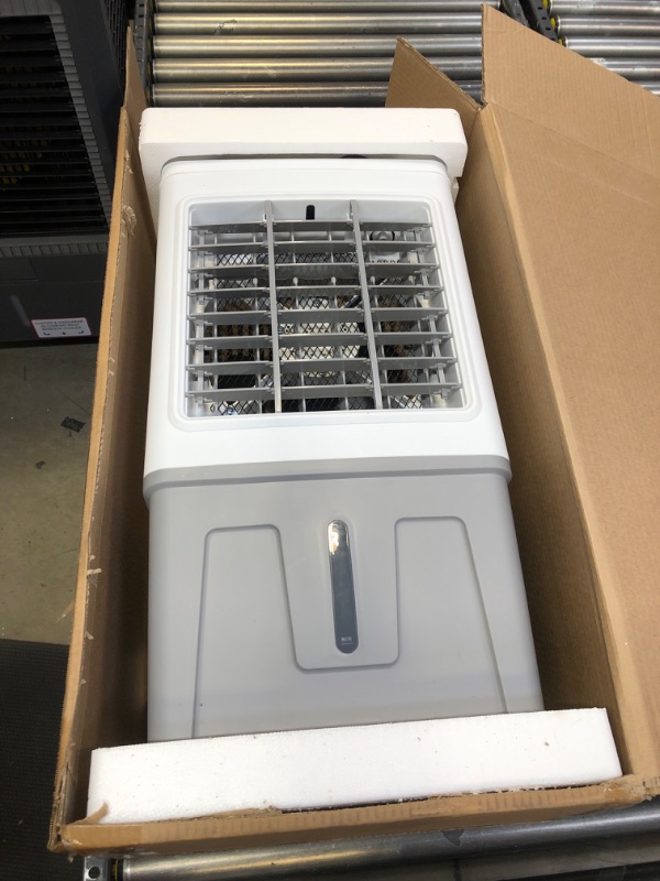 Photo 2 of ALPACA Portable Evaporative Air Cooler 3 in 1 Swamp Cooler with Remote Control, 5.3 Gal Water Tank, 3 Speed Cooling Fan, 4 Ice Packs, Portable Air Conditioner Auto Oscillation for Room, Home & Office 1800CFM