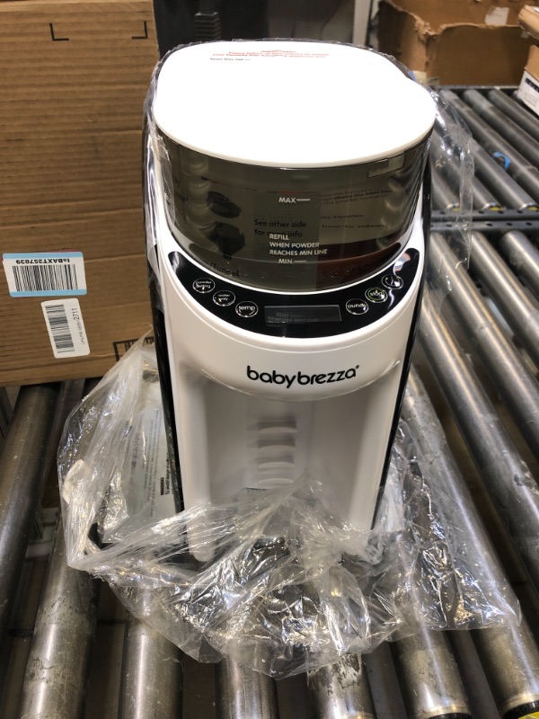 Photo 3 of New and Improved Baby Brezza Formula Pro Advanced Formula Dispenser Machine - Automatically Mix a Warm Formula Bottle Instantly - Easily Make Bottle with Automatic Powder Blending