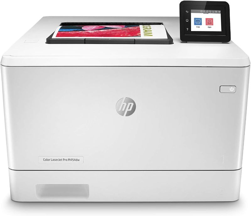 Photo 1 of HP Color LaserJet Pro M454dw Printer (W1Y45A) ,White
