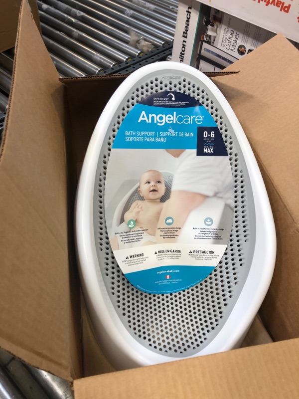 Photo 3 of Angelcare Baby Bath Support (Grey) | Ideal for Babies Less than 6 Months Old