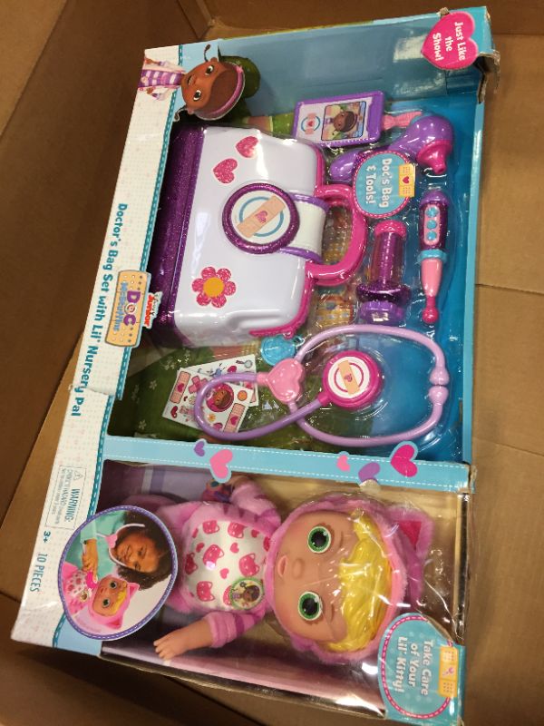 Photo 1 of Disney Junior Doc Mcstuffin Pet Rescue Doctor's Bag Set with Lil' Nursery Pal Playset (Kitty)