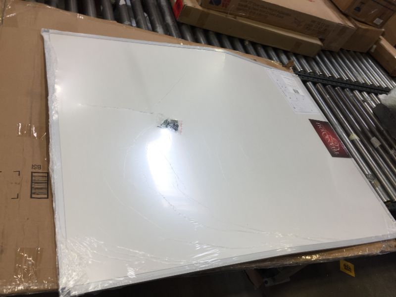 Photo 3 of VIZ-PRO Notice Board Felt Gray, 48 X 36 Inches, Silver Aluminium Frame 48 x 36 Inches Gray