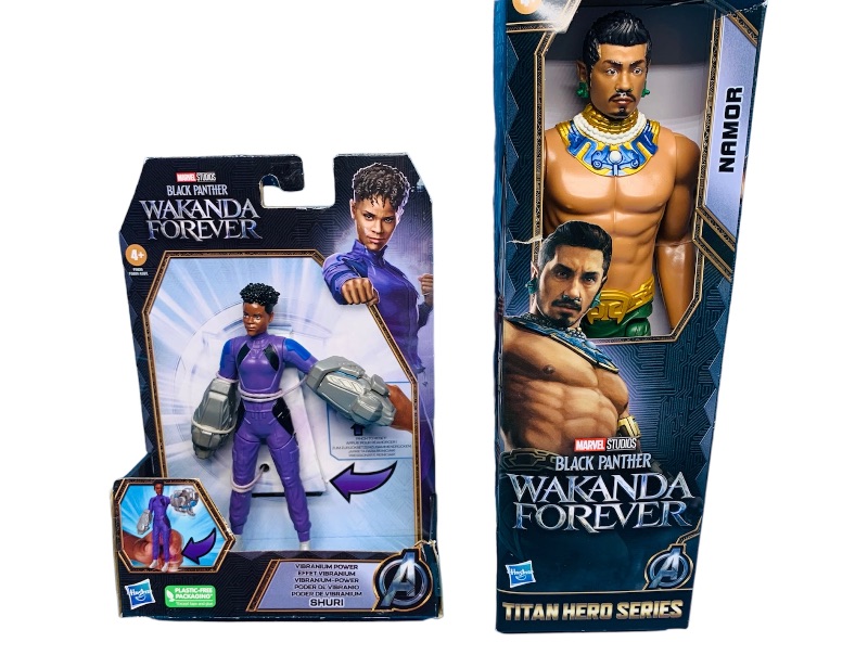 Photo 1 of 985041…Wakanda Forever action figures 