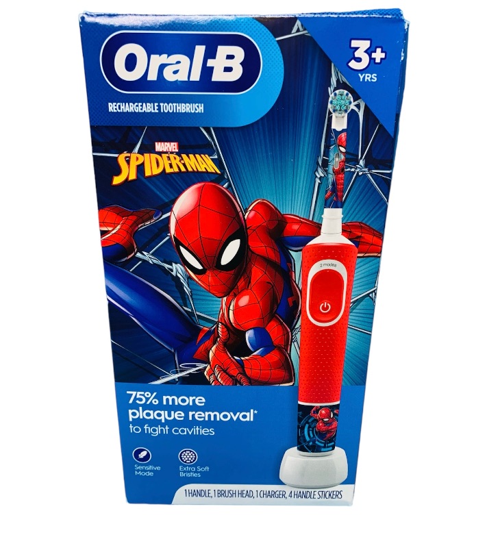 Photo 1 of 985047…Oral-B Spider-Man rechargeable toothbrush 